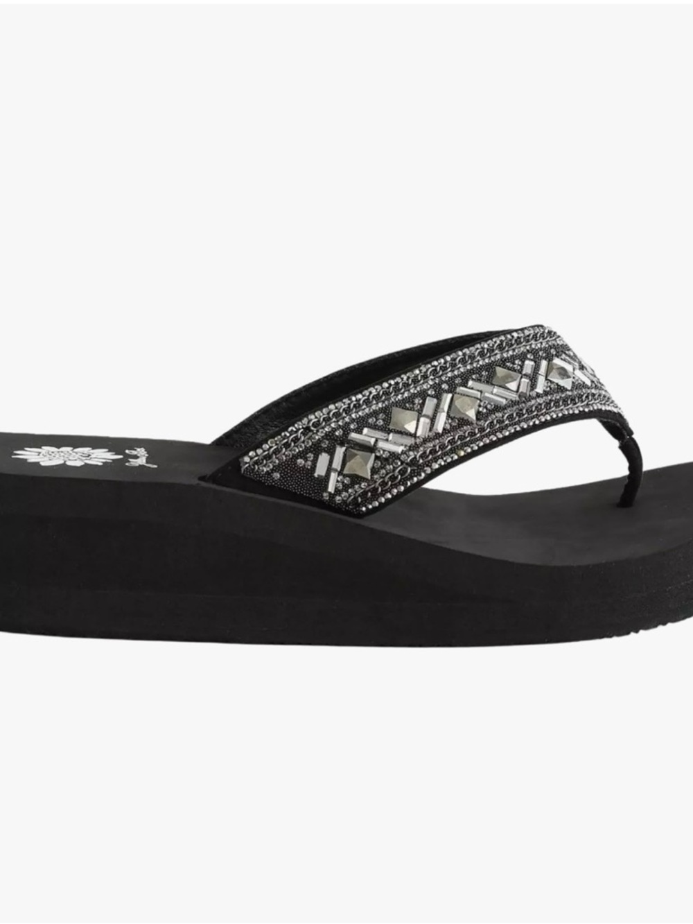 YELLOW BOX SAVERINA BLACK WEDGE MEDIUM WIDTH NEW IN BOX